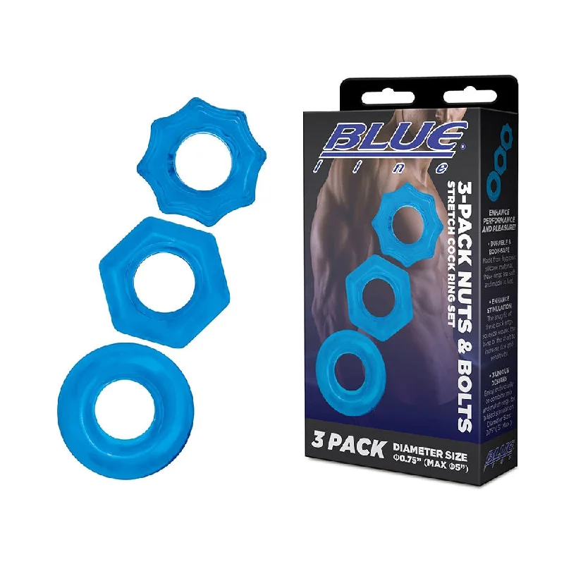 cock ring key advice-3-Pack Nuts & Bolts Stretch Cock Ring Set