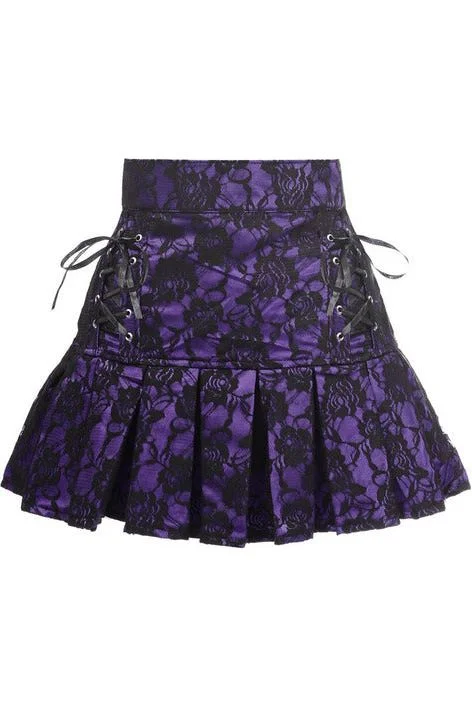 Sex toys for sensual bonding-Lace Overlay Skirt