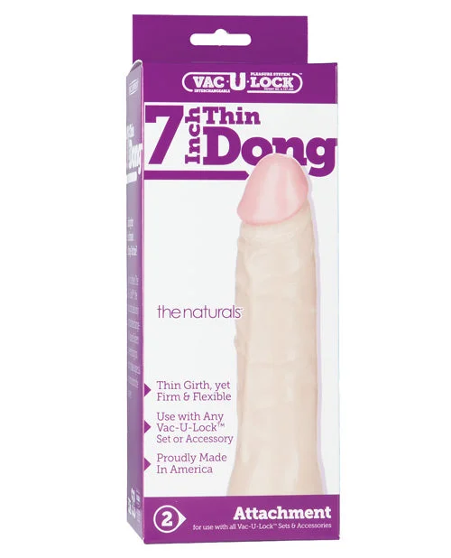 BDSM toy rope ideas-Vac-u-lock 7" Thin Dong