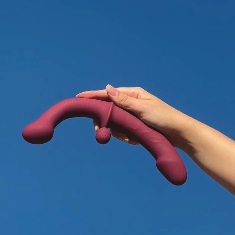 Vibrator satin coating-The Alex - Double-Ended Vibrator Dildo