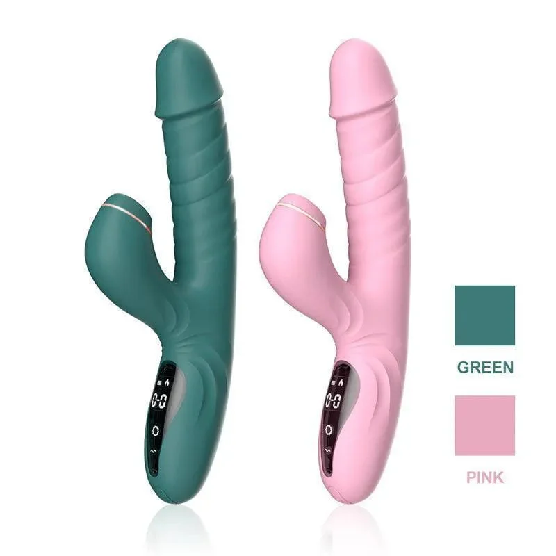 Vibrator soft coat-Luxurious Thrusting Dildo Vibrator for Women