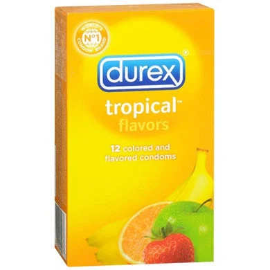 Sex toys for online play-Durex Tropical Flavors - 12 Pack Pm83