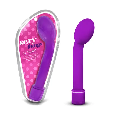 Vibrator dock charger-Blush Sexy Things G Slim Petite G-Spot Vibrator Purple