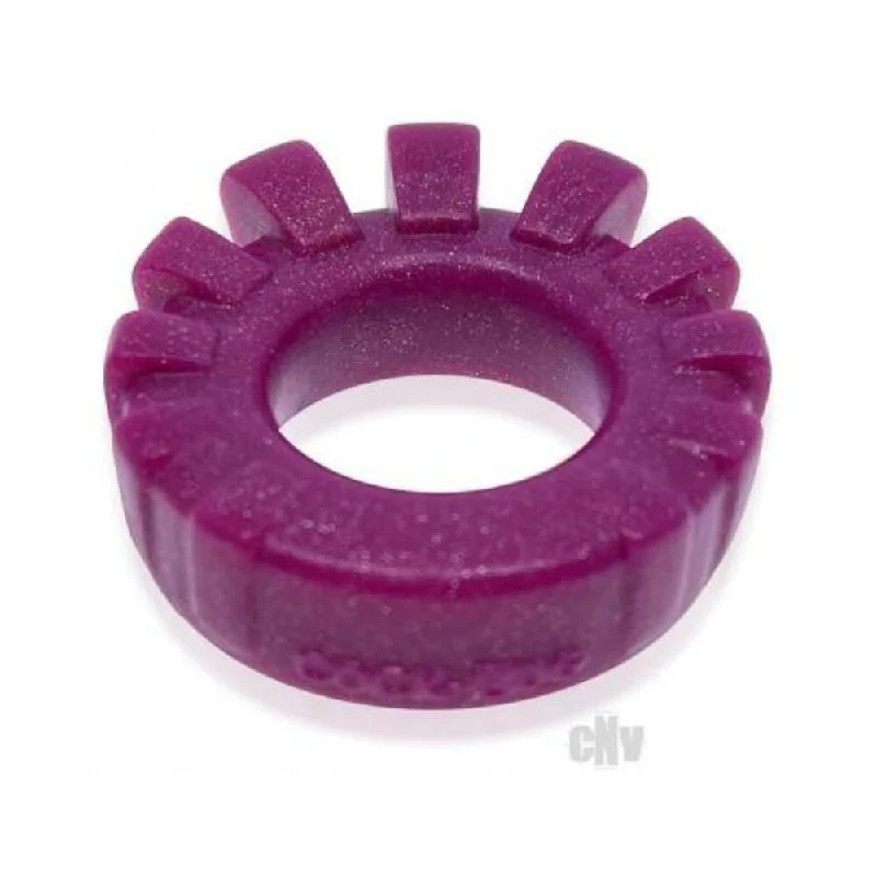 cock ring yin yang-Cock-Lug Lugged Cockring -  Plum