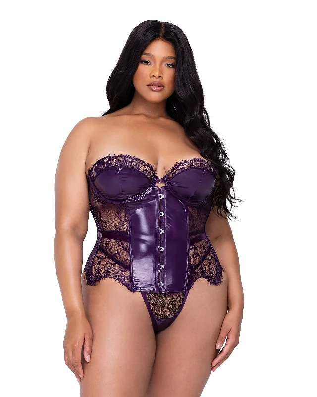 Sex toys with rigid tips-Queen Sugar Plum Strapless Bustier