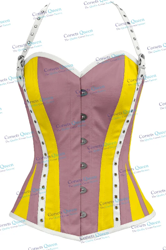 Corset with satin piping-Cissie Custom Made Corset