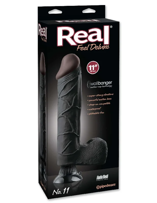 Vibrator neat form-Real Feel Deluxe No. 11 - 11-Inch Realistic Vibrator with Suction Cup