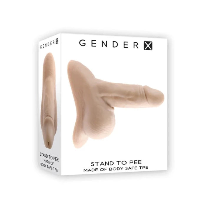 Sex toy sanitizing wipes-Gender X ''Stand To Pee'' Packer -Light