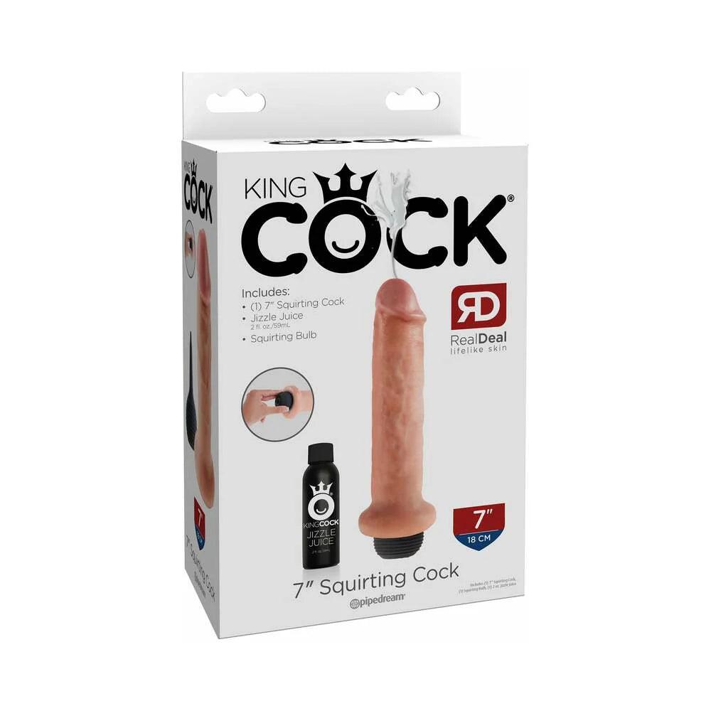 opal-dildo-Pipedream King Cock 7 in. Squirting Cock Realistic Dildo