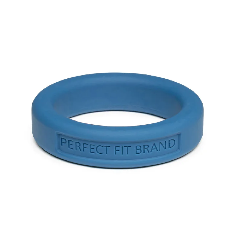 cock ring repeat-Classic 1.4" (36 mm) Silicone Med. Stretch Penis Ring Blue