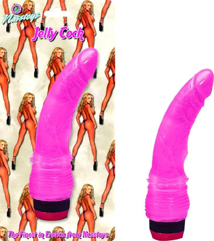 Vibrator trip safe-Nasstoys Pink Jelly Cock Vibrator - Sparkling, Pleasure-Packed Sensations