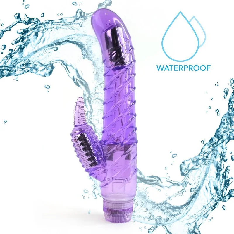 Vibrator low tone-Ringed Bath-Time Dual-Action Vibe - Have Better Orgasms In The Shower!