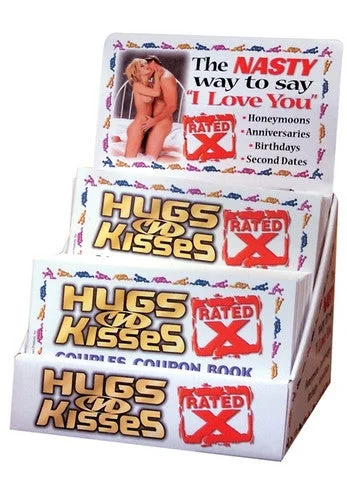 Silent pulse stimulators-X-Rated Hugs N Kiss Couples Coupon Book