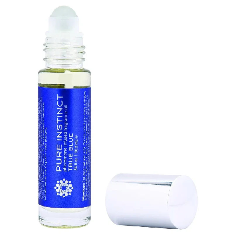 Sex toys with light weight-Pure Instinct True Blue Perfume Roll On - 10.2ML/0.34oz