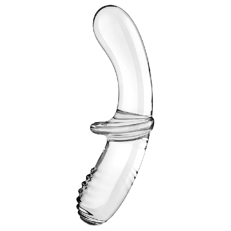 kinetic-charge-dildo-Double Crystal - Transparent