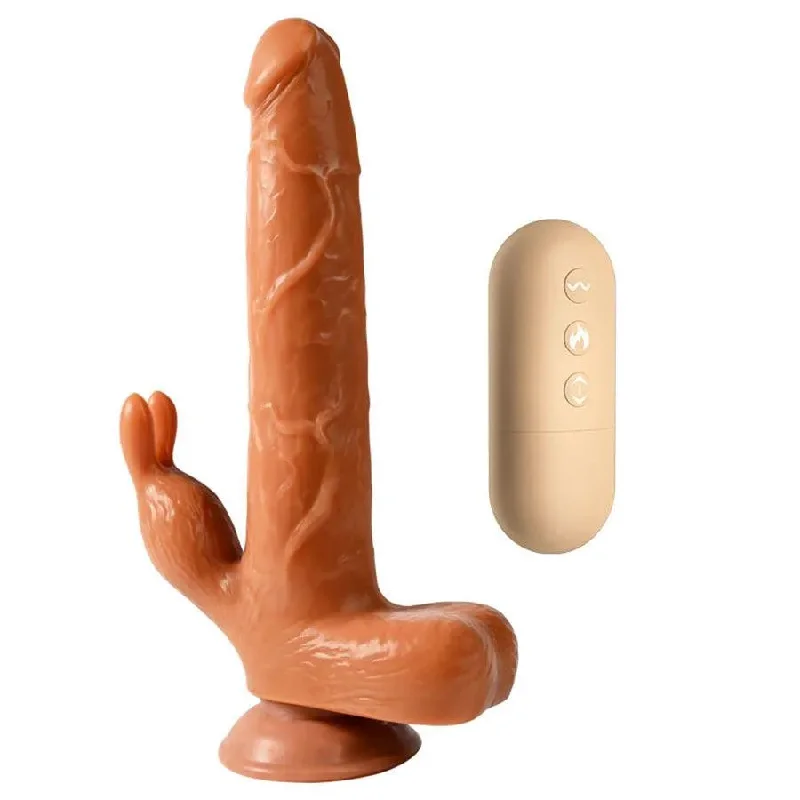 Vibrator with LED-Remote Self Thrusting Swing Dildo vibrator