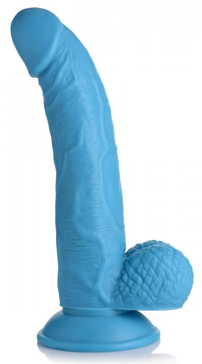 solar-glow-dildo-Pop 7.5in Dildo W/ Balls