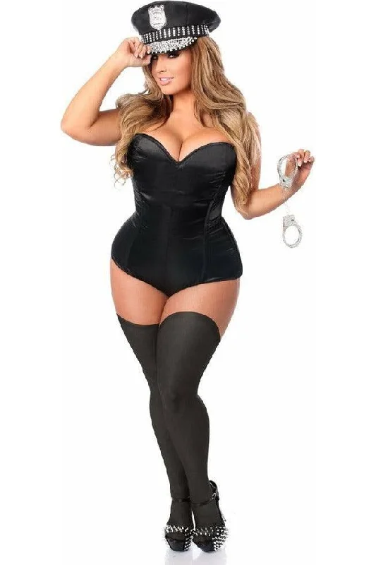 Tiny anal pulsing vibes-Lavish 3 PC Rhinestone Cop Costume