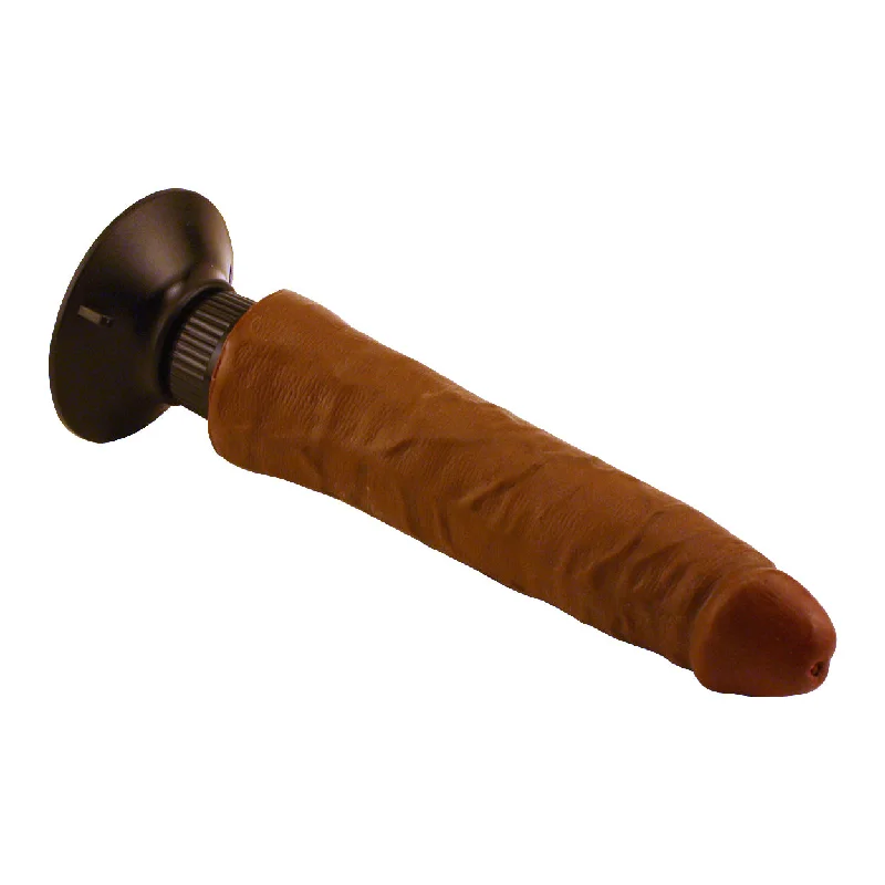 Vibrator clear guide-King Cock 7" Brown Realistic Dildo Vibrator