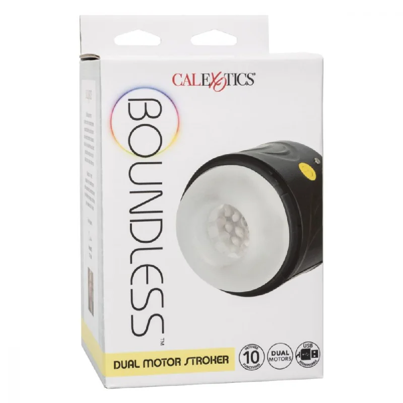 Sex toys for female pleasure-Calex Boundless ''Dual Motor'' Stroker