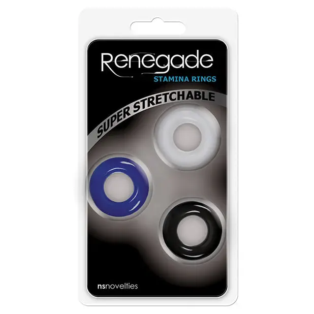 cock ring solo mission-Renegade Stamina Rings 3-Pack