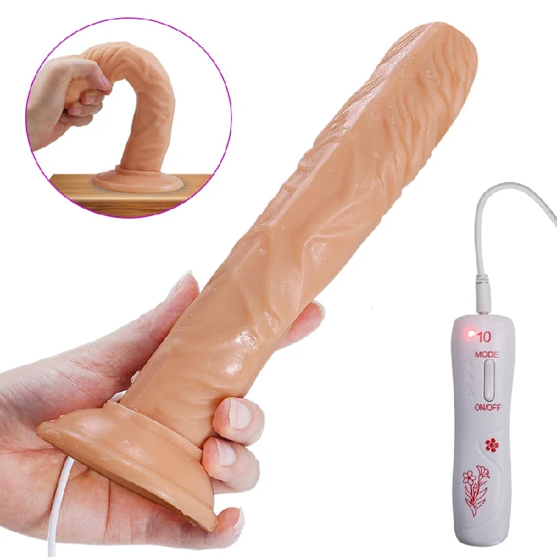 Vibrator thin profile-Double motor Realistic Dildo vibrator