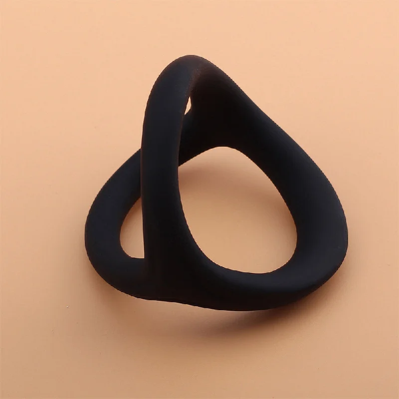 cock ring pros weigh in-Silicone Penis Ring Triangle Stretchy Cock Ring