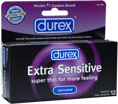 Anal plugs with smooth finish-Durex Extra Sensitive Condoms 12 Pack