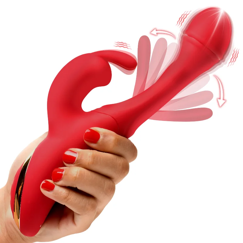 Vibrator voice activated-Rabbit Flick Flicking Silicone Rabbit Vibrator