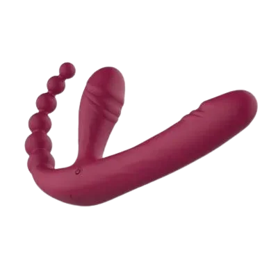 Vibrator app boost-Mushroom Double-Headed Vibrator | Strapless | Remote Control | Anal Tease