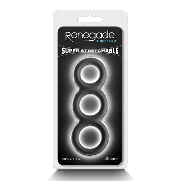 cock ring bright dim-Renegade Threefold Triple Cock Ring