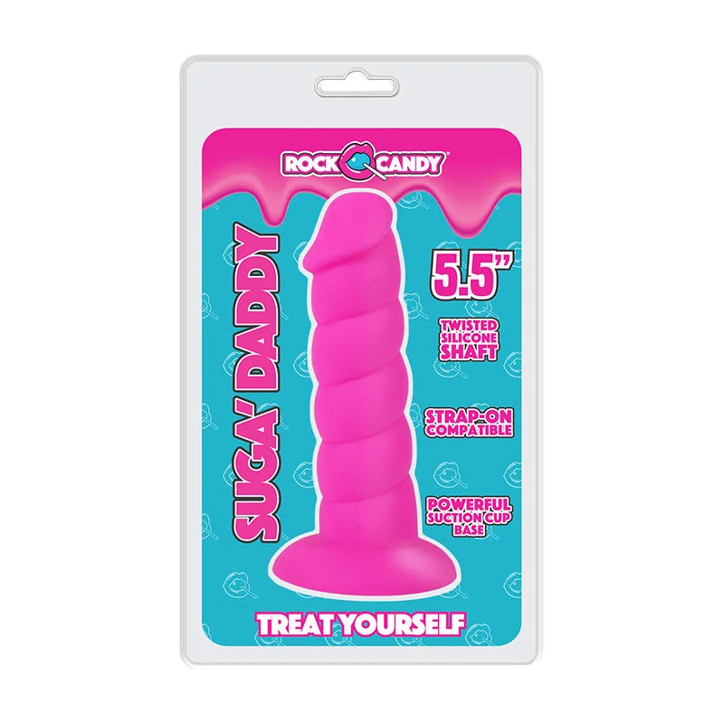 Sex toys with twin motors-SUGA-DADDY 5.5" PINK -NEW