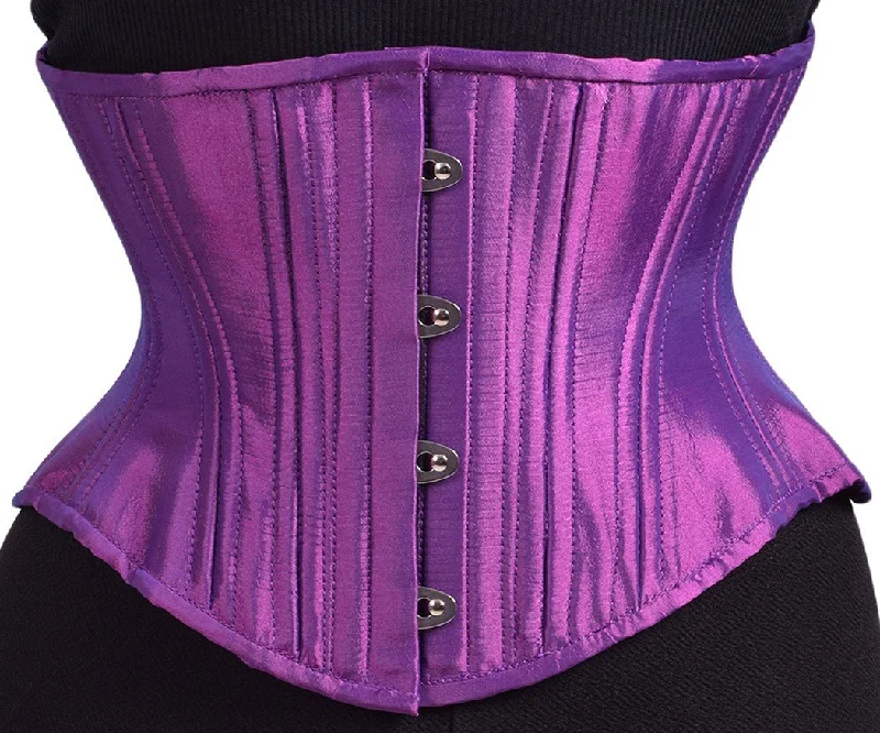 BDSM toy clamp aesthetics-Gomes Magenta Sexy Underbust Waist Training Corset