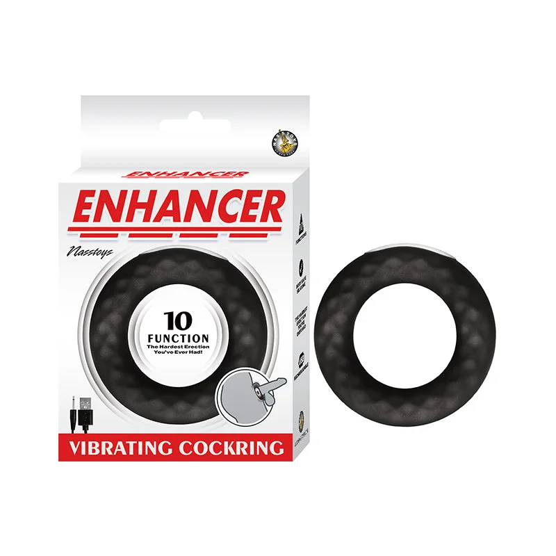 cock ring symphony-Enhancer Vibrating Cockring Black