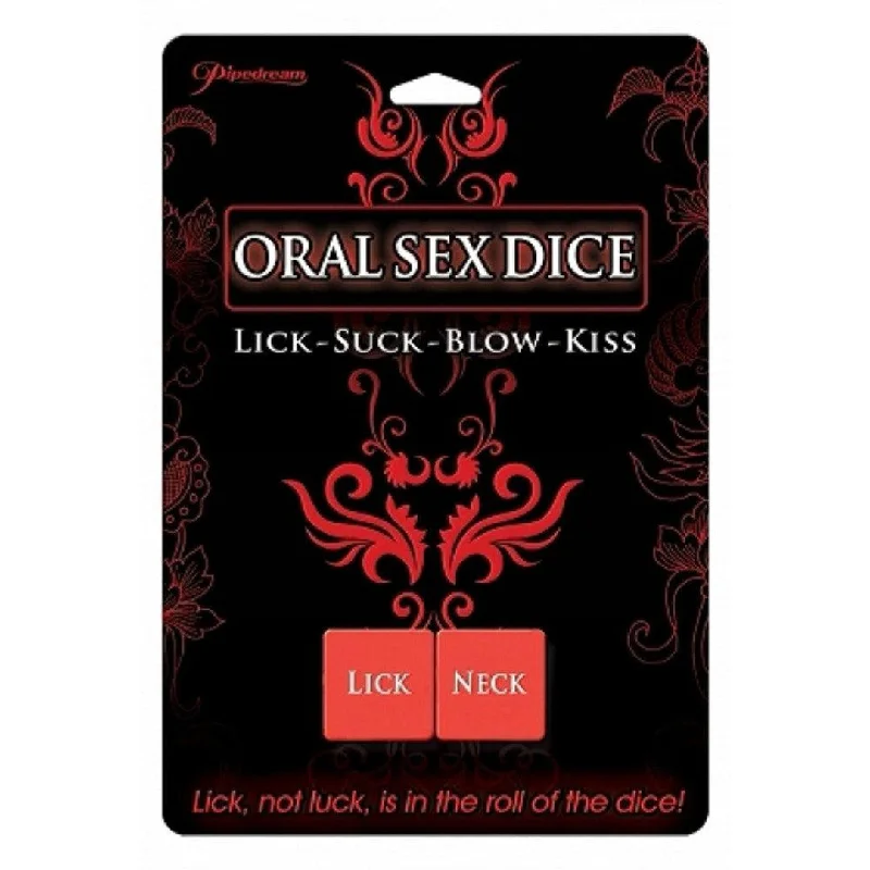 BDSM toy blindfold adventures-Oral Sex Dice Game: Lick-Suck-Blow-Kiss