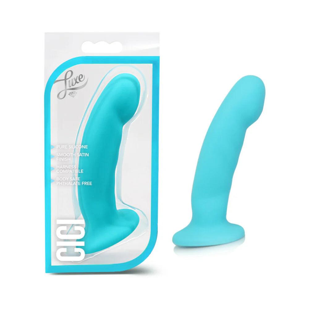 forged-dildo-Blush Luxe Cici 6.5 in. Curved Silicone Dildo