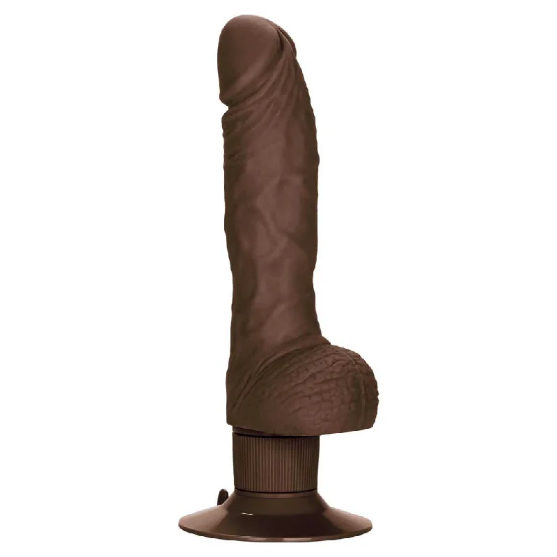 frost-reactive-dildo-CalExotics Shower Stud Super Stud Dildo Brown