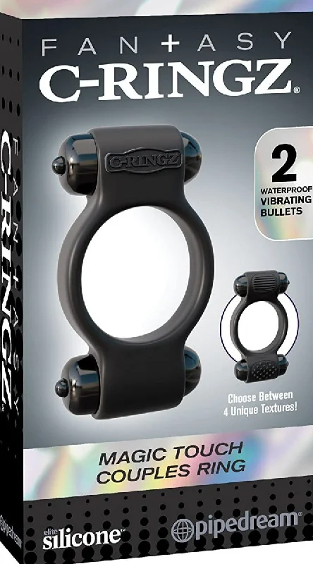 cock ring opener-Pipedream Fantasy C Ringz MAGIC TOUCH COUPLES RING Double Vibrating Cock Ring