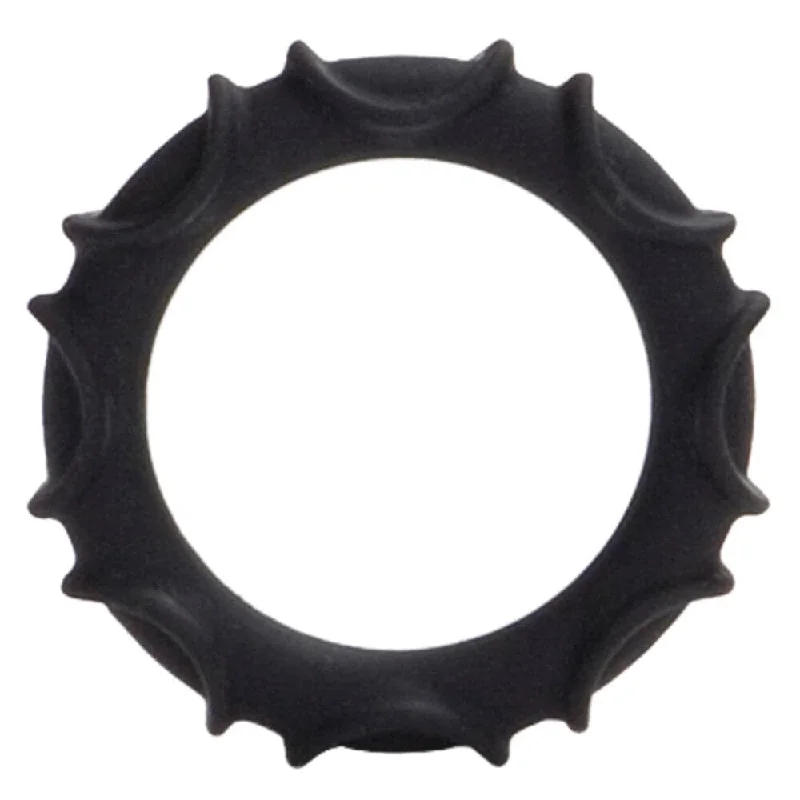 cock ring cons debated-Atlas Silicone Cock Ring Black