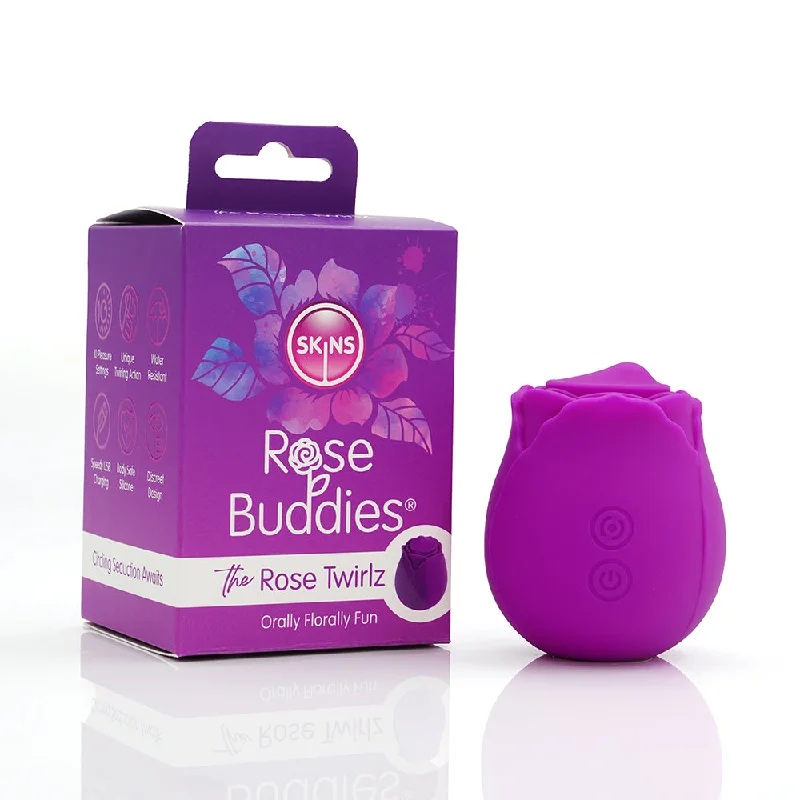 Vibrator designer brand-Skins Rose Buddies The Rose Twirlz