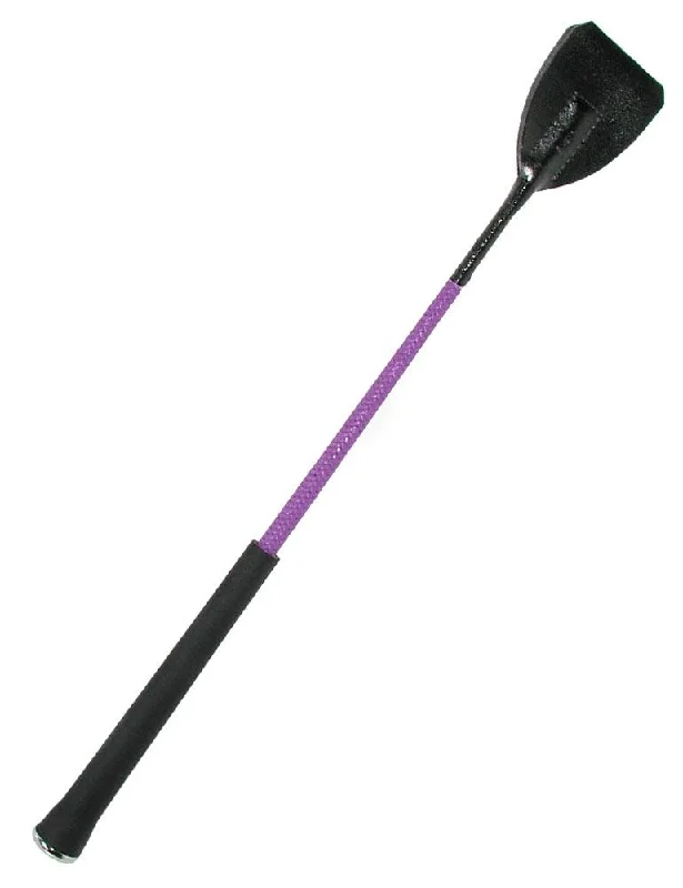 BDSM toy paddle adventures-Short Purple Riding Crop