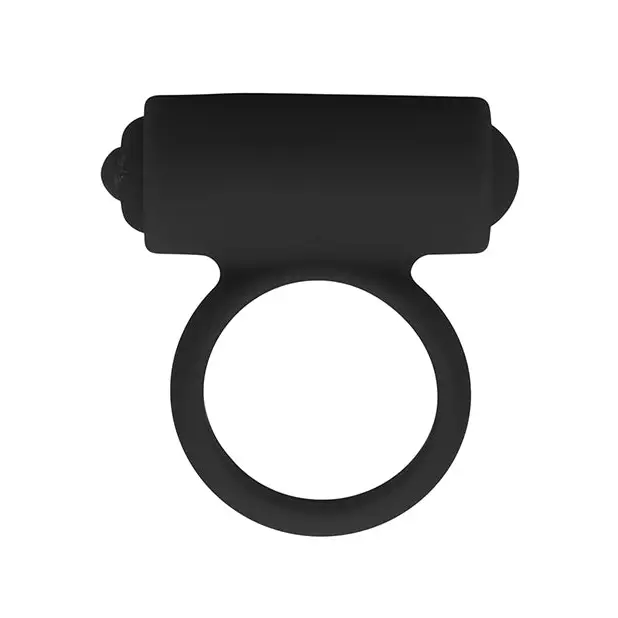 cock ring yay nay-In A Bag Vibrating C-ring - Black