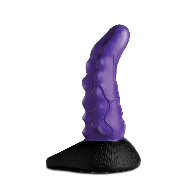 rough-finish-dildo-Creature Cocks Orion Invader Veiny Space Alien Silicone Dildo 7.25in