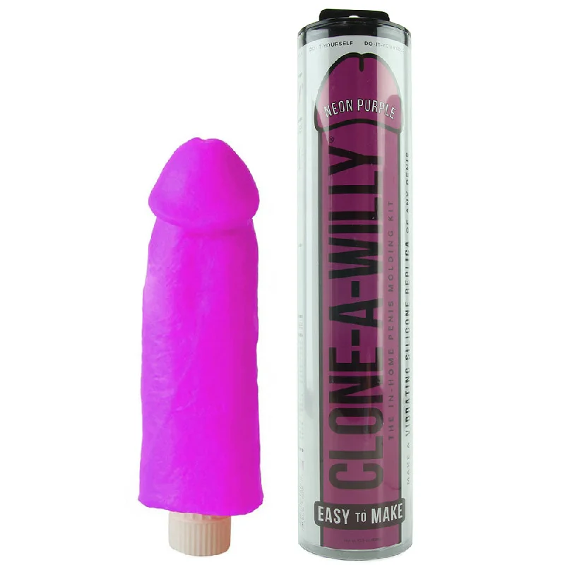 Vibrator flawless use-Clone-A-Willy Vibrator Kit in Neon Purple