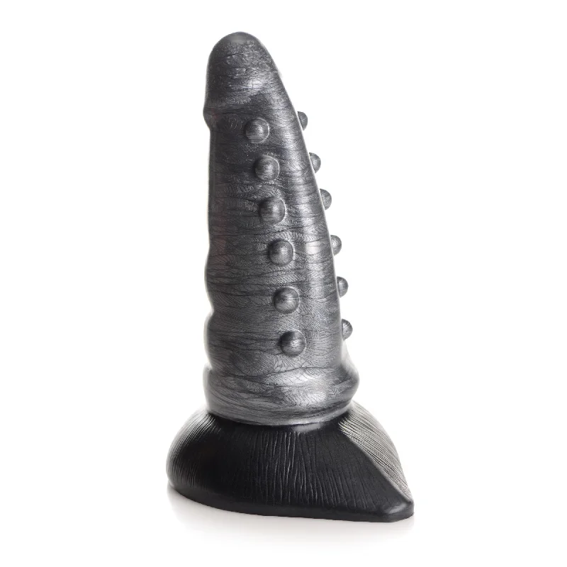 elite-level-dildo-Creature Cocks Beastly Tapered Bumpy Silicone Dildo 8.25in