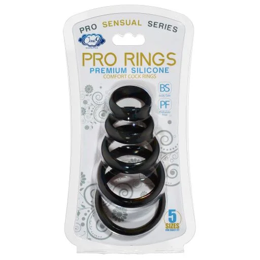 cock ring group chat-CLOUD 9 COMFORT COCK RINGS W/FLAT BACK 5-PK PRO SENSUAL LINE