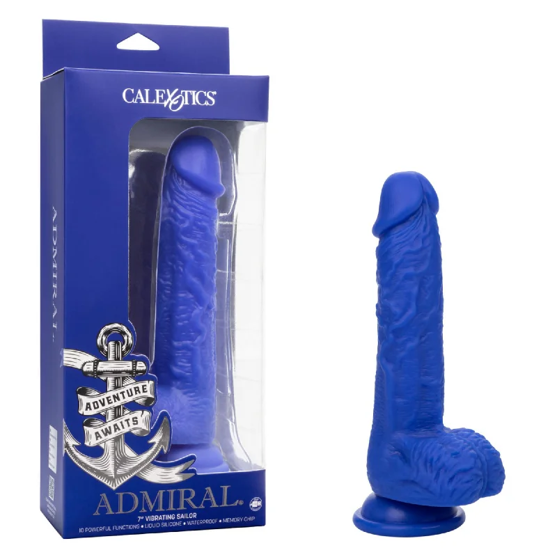 rock-solid-dildo-Admiral Vibrating Sailor Rechargeable Silicone Dildo 7in