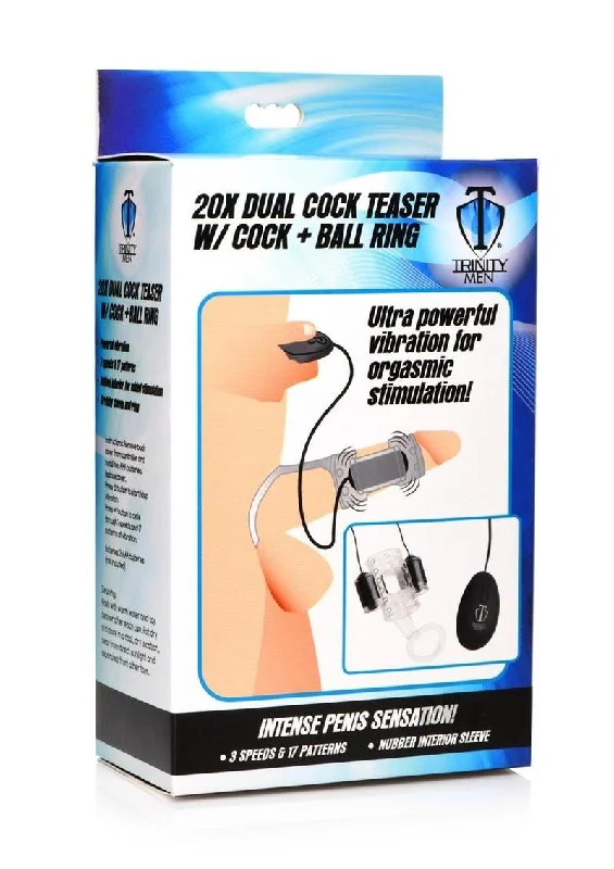 cock ring value pack-Tm 20x Dual Cock Teaser W/ring