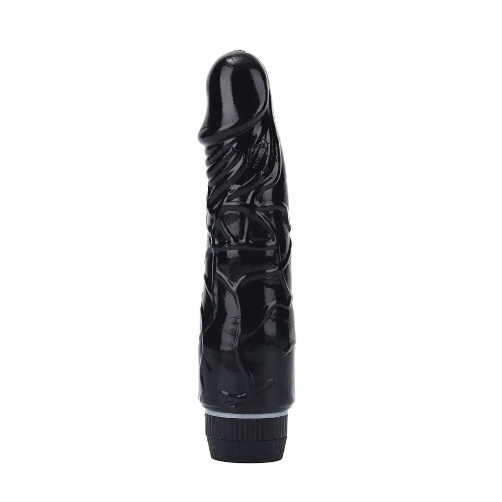 Vibrator plush box-Me you us Black Multi Speed Realistic Dildo Vibrator