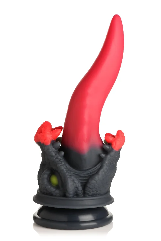 wind-up-dildo-Creature Cock Dragon Roar Silicone Dildo